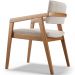 Kit 05 Cadeiras Para Sala de Jantar Estar Living Giorgia L02 Bouclê Creme - Lyam Decor