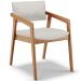 Kit 05 Cadeiras Para Sala de Jantar Estar Living Giorgia L02 Bouclê Cru - Lyam Decor