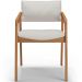 Kit 05 Cadeiras Para Sala de Jantar Estar Living Giorgia L02 Bouclê Cru - Lyam Decor