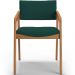 Kit 05 Cadeiras Para Sala de Jantar Estar Living Giorgia L02 Bouclê Verde - Lyam Decor