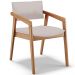 Kit 05 Cadeiras Para Sala de Jantar Estar Living Giorgia L02 Linho Bege - Lyam Decor
