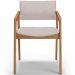 Kit 05 Cadeiras Para Sala de Jantar Estar Living Giorgia L02 Linho Bege - Lyam Decor
