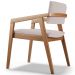 Kit 05 Cadeiras Para Sala de Jantar Estar Living Giorgia L02 Linho Bege - Lyam Decor