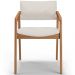 Kit 05 Cadeiras Para Sala de Jantar Estar Living Giorgia L02 Linho Cru - Lyam Decor