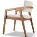 Kit 05 Cadeiras Para Sala de Jantar Estar Living Giorgia L02 Linho Cru - Lyam Decor