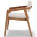 Kit 05 Cadeiras Para Sala de Jantar Estar Living Giorgia L02 Linho Cru - Lyam Decor