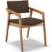 Kit 05 Cadeiras Para Sala de Jantar Estar Living Giorgia L02 Suede Marrom - Lyam Decor