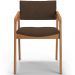 Kit 05 Cadeiras Para Sala de Jantar Estar Living Giorgia L02 Suede Marrom - Lyam Decor