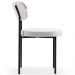Kit 06 Cadeiras Decorativa Para Sala De Jantar Melina L02 Faixa Couríssimo Camel Facto Branco - Lyam Decor