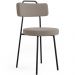 Kit 06 Cadeiras Decorativas Estofada Para Sala De Jantar Barcelona L02 Bouclê Bege - Lyam Decor