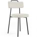 Kit 06 Cadeiras Decorativas Estofada Para Sala De Jantar Barcelona L02 Linho Champagne - Lyam