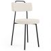 Kit 06 Cadeiras Decorativas Estofada Para Sala De Jantar Barcelona L02 Linho Cru - Lyam Decor