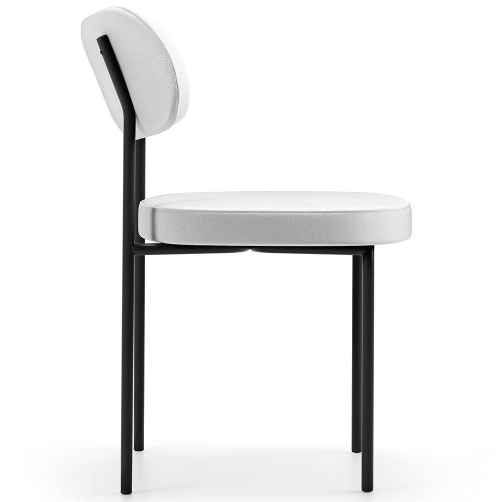 Kit 06 Cadeiras Decorativas Para Sala De Jantar Melina L02 Facto Branco - Lyam Decor