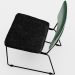 Kit 06 Cadeiras Decorativas Sala Jantar Allana L02 Facto Verde Musgo Couríssimo Preto - Lyam Decor
