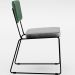 Kit 06 Cadeiras Decorativas Sala Jantar Allana L02 Facto Verde Musgo Linho Cinza - Lyam Decor
