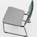 Kit 06 Cadeiras Decorativas Sala Jantar Allana L02 Facto Verde Musgo Linho Cinza - Lyam Decor