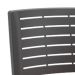 Kit 06 Cadeiras Empilhável Fixa Escritório Multiuso Base Preta Kimi P03 Preto - Lyam Decor