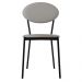 Kit 06 Cadeiras Estofada Para Sala de Jantar Azuri Preto C01 Courino Off White - Lyam Decor