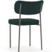 Kit 06 Cadeiras Estofadas Para Sala De Jantar Melina Base Arena L02 Bouclê Verde - Lyam Decor