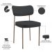 Kit 06 Cadeiras Estofadas Para Sala De Jantar Melina Base Arena L02 Linho Chumbo - Lyam Decor