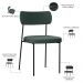 Kit 06 Cadeiras Estofadas Para Sala De Jantar Melina L02 Linho Verde - Lyam Decor
