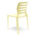 Kit 06 Cadeiras Para Cozinha Área Gourmet Jardim Empilhável Larsen P03 Amarelo - Lyam Decor