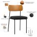 Kit 06 Cadeiras Para Sala De Jantar Melina L02 Couríssimo Whisky Linho Chumbo - Lyam Decor