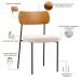 Kit 06 Cadeiras Para Sala De Jantar Melina L02 Couríssimo Whisky Suede Bege - Lyam Decor
