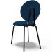 Kit 06 Cadeiras Para Sala de Jantar Cozinha Évora L02 Suede Azul Marinho - Lyam