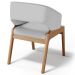 Kit 06 Cadeiras de Jantar e Estar Living Estofada Lince L02 Linho Cinza - Lyam Decor