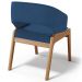 Kit 06 Cadeiras de Jantar e Estar Living Estofada Lince L02 Suede Azul Marinho - Lyam Decor