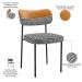 Kit 08 Cadeiras Decorativa Para Sala De Jantar Melina L02 Faixa Couríssimo Whisky Pied Poule - Lyam Decor