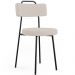 Kit 08 Cadeiras Decorativas Estofada Para Sala De Jantar Barcelona L02 Linho Bege - Lyam Decor