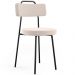 Kit 08 Cadeiras Decorativas Estofada Para Sala De Jantar Barcelona L02 Suede Bege - Lyam Decor