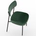 Kit 08 Cadeiras Decorativas Estofada Para Sala Jantar Melina L02 Couríssimo Verde Musgo - Lyam Decor