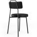 Kit 08 Cadeiras Decorativas Para Sala De Jantar Barcelona L02 Couríssimo Preto - Lyam Decor