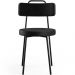 Kit 08 Cadeiras Decorativas Para Sala De Jantar Barcelona L02 Couríssimo Preto - Lyam Decor