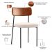 Kit 08 Cadeiras Para Sala De Jantar Melina L02 Couríssimo Camel Suede Bege - Lyam Decor