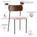 Kit 08 Cadeiras Para Sala De Jantar Melina L02 Couríssimo Marrom Suede Bege - Lyam Decor
