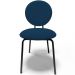 Kit 08 Cadeiras Para Sala de Jantar Cozinha Évora L02 Suede Azul Marinho - Lyam