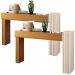 Kit 2 Aparadores Decorativos Sala Estar Espelhado Lord B01 Cinamomo Off White - Lyam Decor