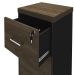 Kit 2 Armários Multiuso Office Para Arquivo 4 Gavetas Atria Executiva A02 Charuto Preto - Lyam Decor