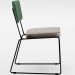 Kit 2 Cadeiras Decorativas Estofada Sala Jantar Allana L02 Facto Verde Musgo Linho Bege - Lyam Decor