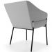 Kit 2 Cadeiras Para Sala de Jantar Estar Living Olívia L02 Bouclê Cinza - Lyam Decor
