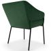 Kit 2 Cadeiras Para Sala de Jantar Estar Living Olívia L02 Couríssimo Verde - Lyam Decor