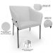 Kit 2 Cadeiras Para Sala de Jantar Estar Living Olívia L02 Linho Cinza - Lyam Decor