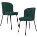 Kit 2 Cadeiras Sala de Jantar Estofada Gavi L02 Suede Verde Musgo - Lyam Decor