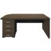 Kit 2 Mesas Escritório Home Office 4 Gavetas LE Atria Executiva 180cm A02 Charuto Preto - Lyam Decor