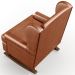 Kit 2 Poltronas De Amamentação Com Balanço Malu Base De Madeira P02 Couríssimo Camel - Lyam Decor
