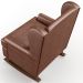 Kit 2 Poltronas De Amamentação Com Balanço Malu Base De Madeira P02 Couríssimo Marrom - Lyam Decor